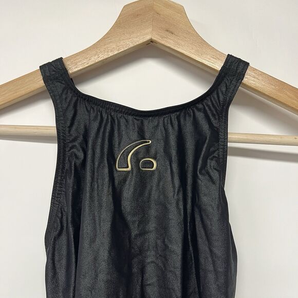 Black Solar Brand One Piece Swimsuit Women’s 5/6 New NWT - Picture 2 of 7